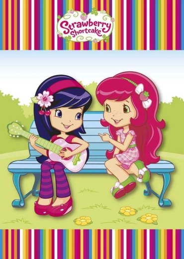 Akim kleurboek met activiteiten A4 aardbeitje Strawberry Shortcake - 1 stuk