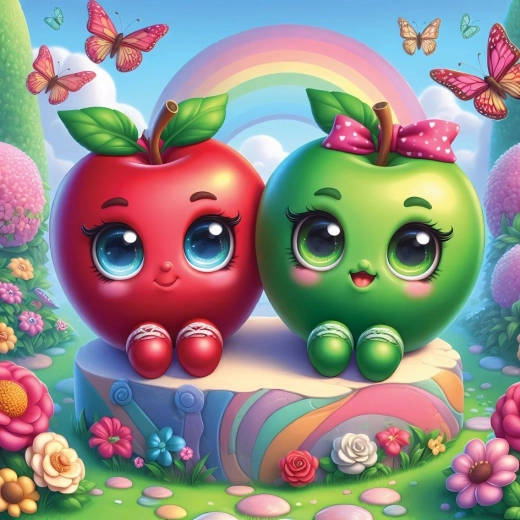 YAZZ Puzzle Schattige appeltjes 1023 stukjes