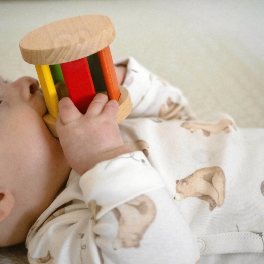 Natuurlijke houten grijpspeeltjes