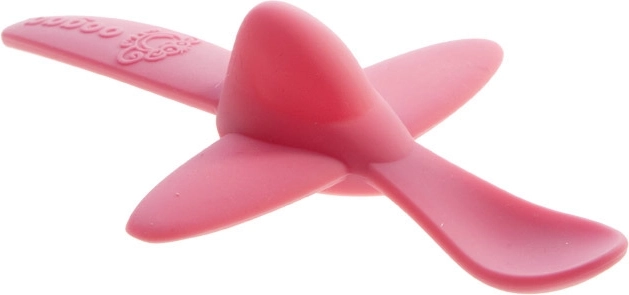 Kinderlepel Vliegtuigje Oogaa roze