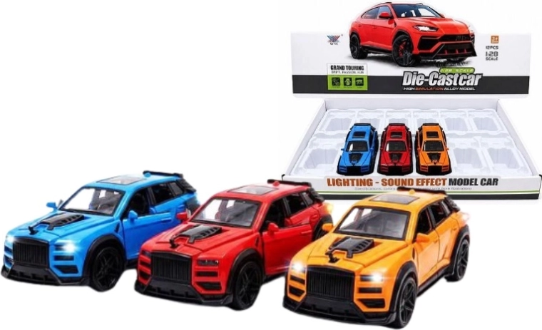 Terreinwagen HX266 met 3 wielen, licht- en geluidseffecten, 19 cm