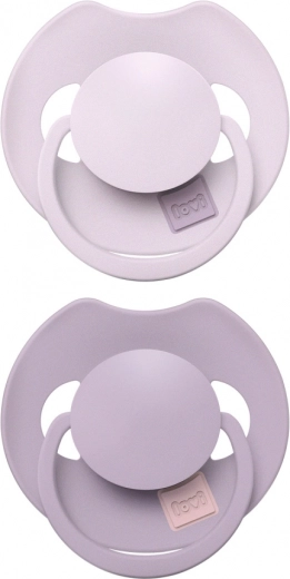 Dynamische siliconen fopspeen PRIME 18m+ 2 stuks lila/violet