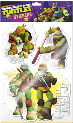3D muurstickers Ninja Turtles