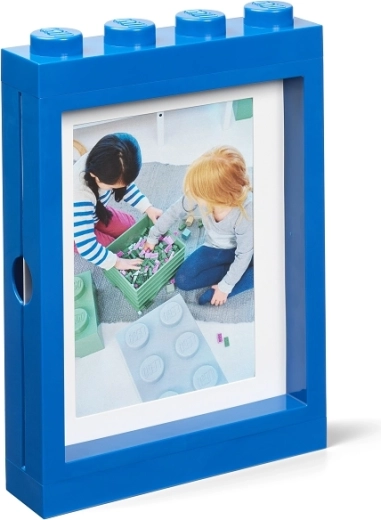 Lego fotolijst blauw