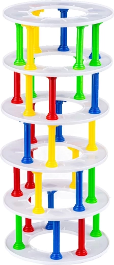 Hoge meerlaagse toren voor een spannend spel