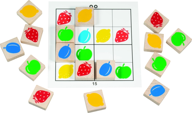 Logisch 4×4-raster zonder herhaling