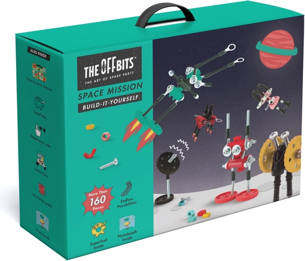 Draagbare verpakking met handvat en 160+ onderdelen