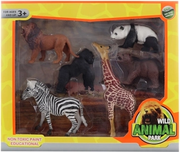 Set van wilde dieren van plastic voor kinderen