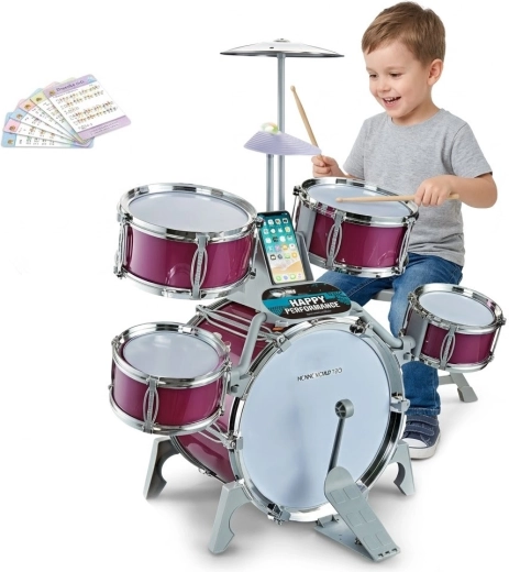 Compleet drumstel voor kleine muzikanten
