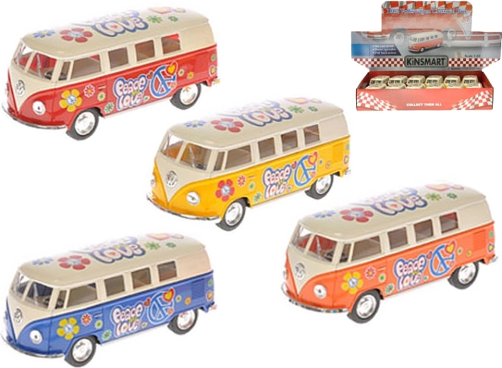 Kinsmart metalen model Volkswagen Classical Bus 1962 1:32 13 cm