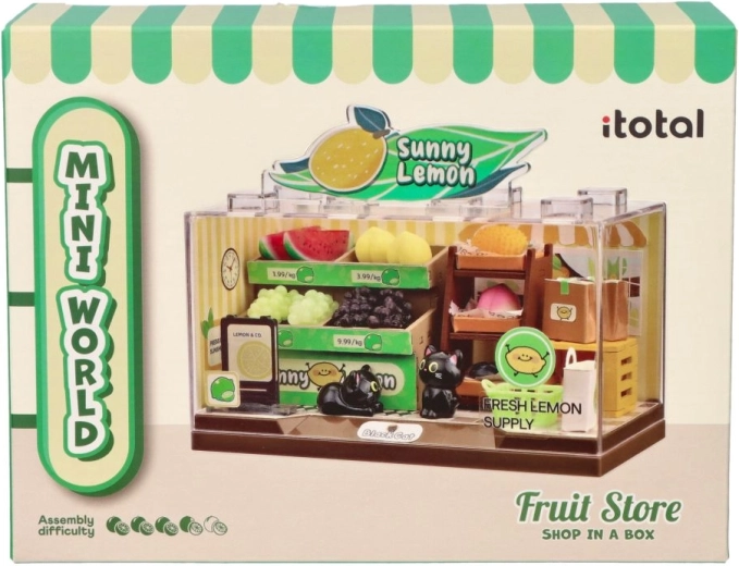i-Total DIY miniatuur fruitwinkeltje om te bouwen