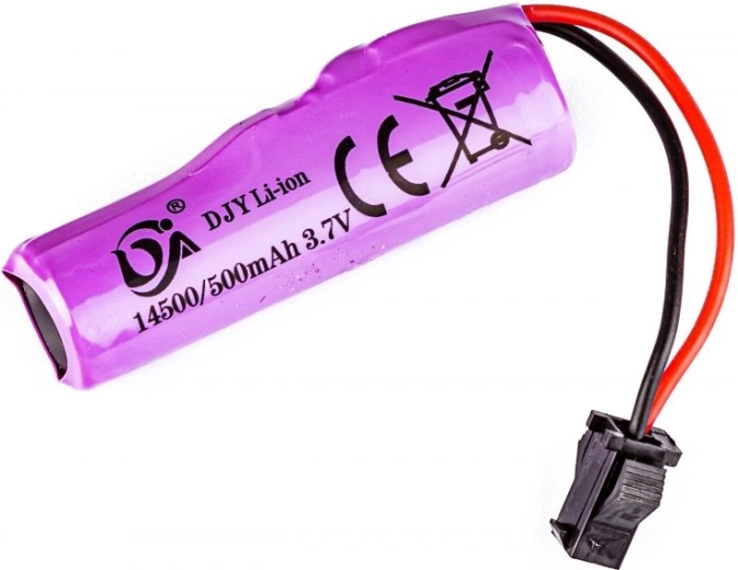 Li-ion accu 3,7 V 500 mAh met JST SM-connector voor driftauto SC24A - 1 stuk