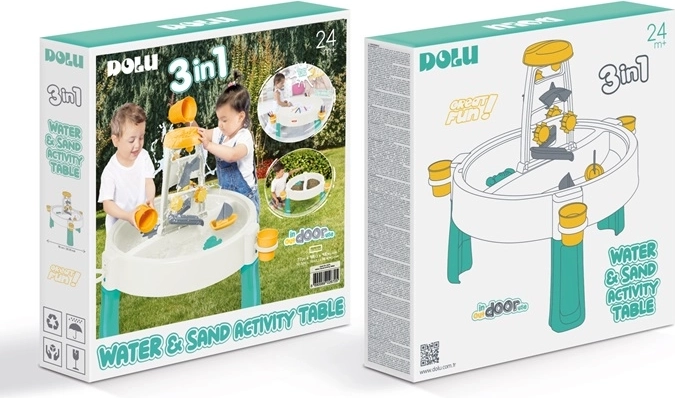 Dolu 3-in-1 activiteitentafel voor water en zand