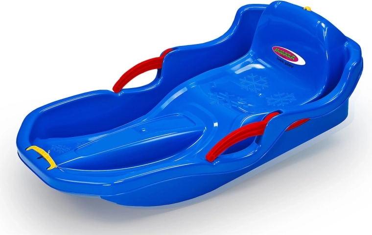 Snow Play Bob Comfort 80 cm blauw met handremmen - 1 stuk