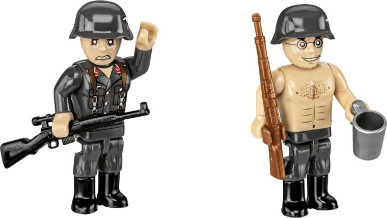 Artilleristen-minifiguren met accessoires