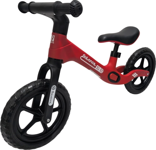 Balance Bike kinderloopfiets rood-zwart