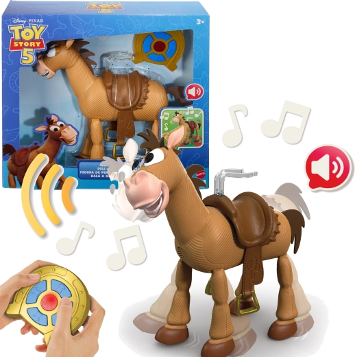 Mattel Disney Toy Story interactieve op afstand bestuurbare Mustang (paard) 27 cm