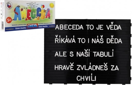 Puzzel Avondalfabet met Letters en Cijfers