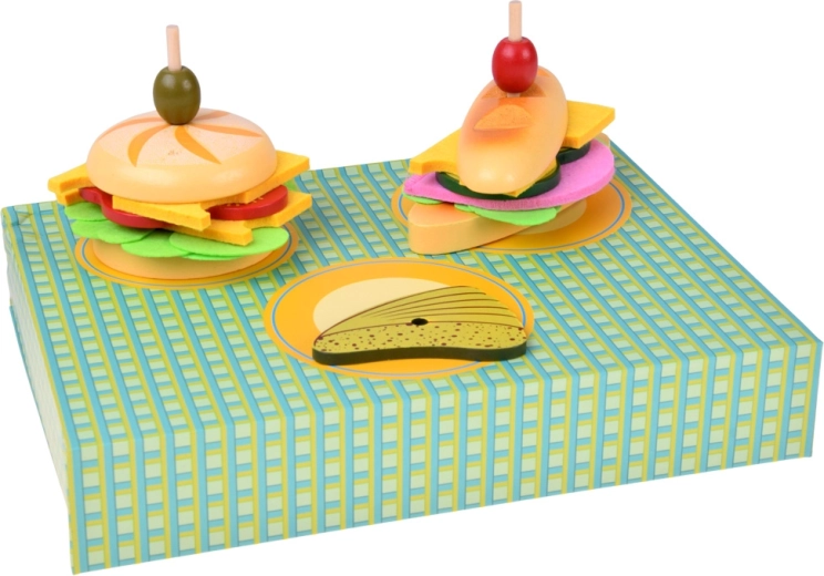 Stapelen en verbinden met een houten prikstokje