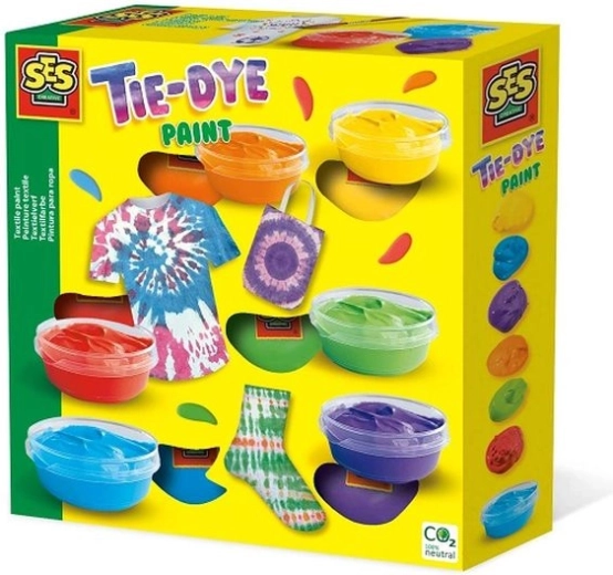 SES textielverf tie-dye set (6 kleuren)