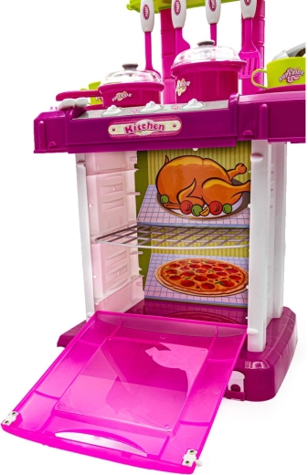Oven met verlichting bij het openen van de deur