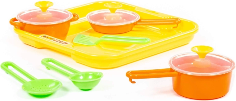 Kleurrijke set om te koken