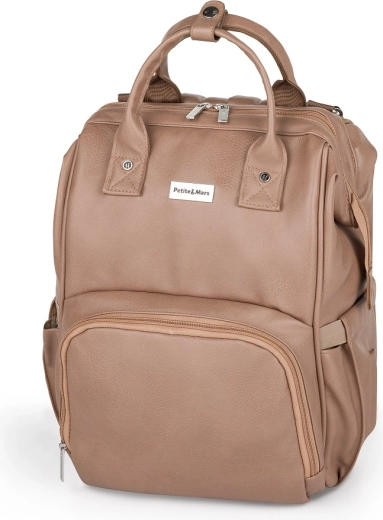 Petite&Mars luierrugzak voor kinderwagen Jasper camel beige