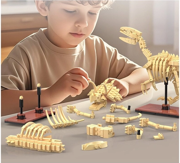 Bouwplezier voor kleine paleontologen