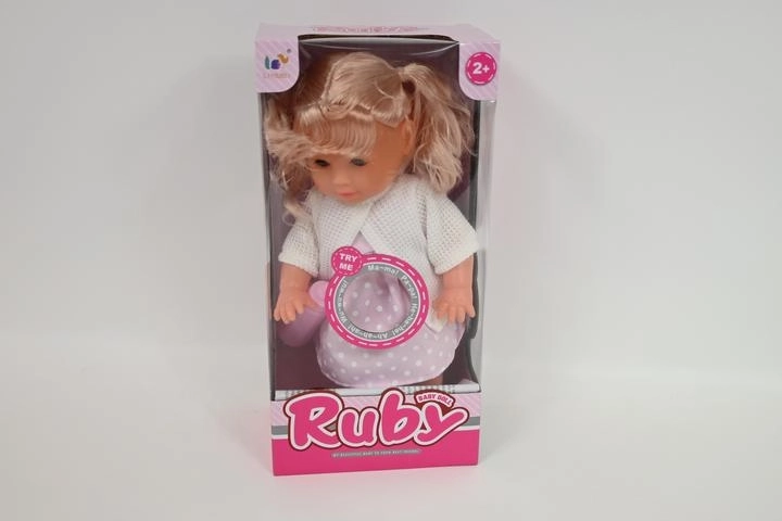 Ruby interactieve pop 30 cm met flesje