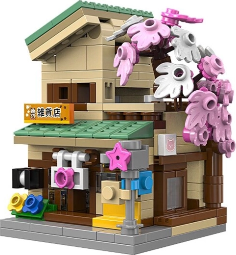 CaDA Mini Kitty's kruidenierswinkel 1:65 bouwset
