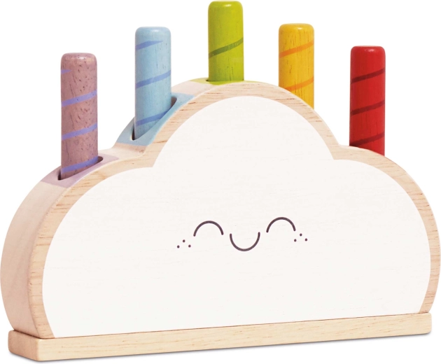 Le Toy Van houten regenboogwolkje – eerste spel voor kinderen