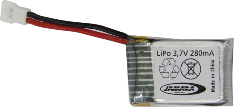 Motionfly LiPo-batterij 3,7 V 280 mAh (1,03 Wh)