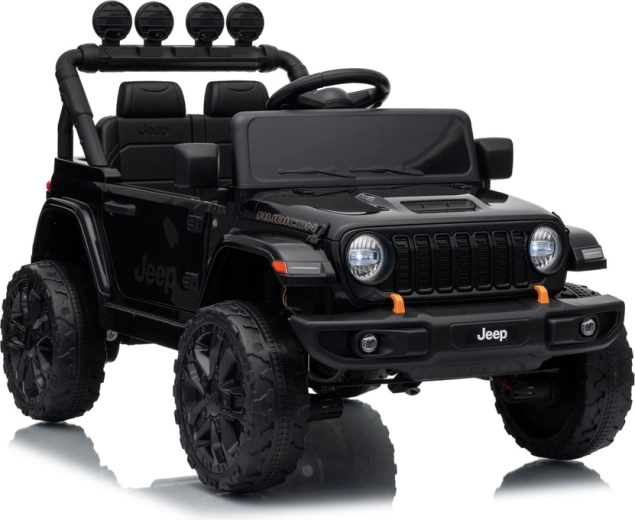 Jeep Rubicon elektrische kinderauto 24 V zwart