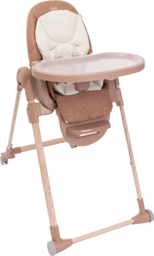 Chicco eetstoel Polly Armonia terracotta