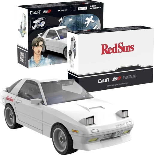 CaDA Mazda RX-7 FD3S Initial D autobouwset 1:35