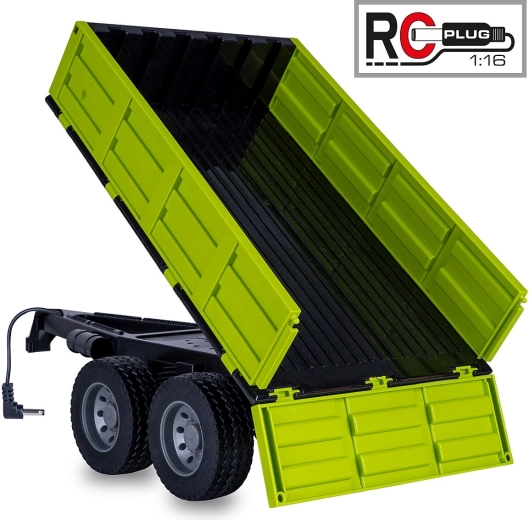 JAMARA kiepaanhanger voor RC-tractor 1:16 lichtgroen
