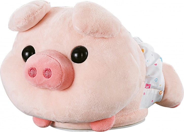 Herhalend en rijdend varkentje met effecten 20 cm