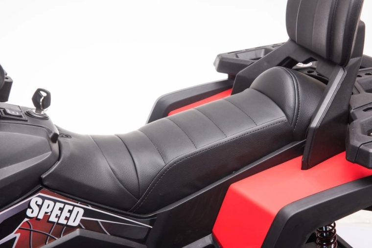 Comfortabel zadel met rugsteun