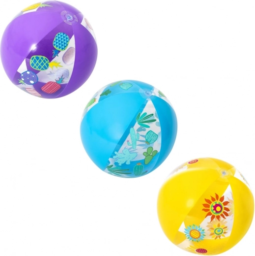 Bestway opblaasbare strandbal met bloemmotief 51 cm