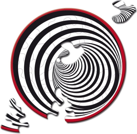 Curiosi ronde puzzel Picoli Tunnel 33 stukjes