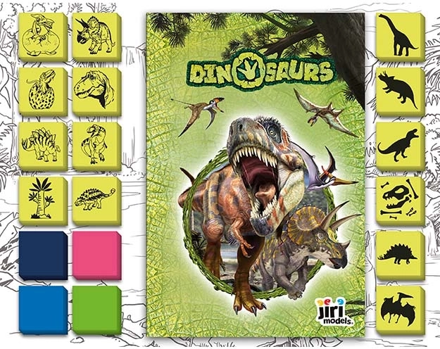 Leuk stempelen Dinosaurussen