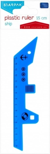 STARPAK liniaal schip 15 cm - 1 stuk