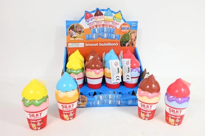 Bellenblaas in de vorm van een ijsje (display 12 stuks)