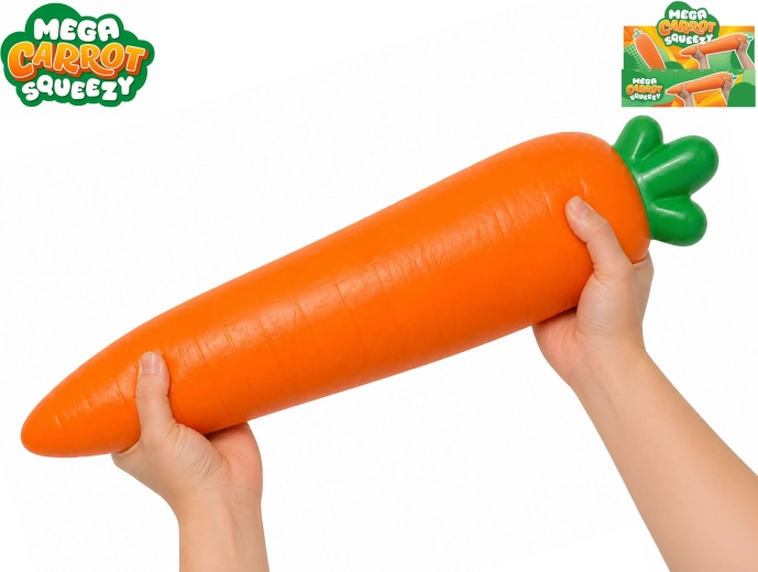 Mega squeeze rekbare jumbo wortel - 1 stuk