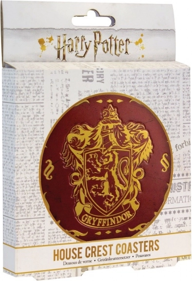 Metalen onderzetters HARRY POTTER – Zweinstein-huizen