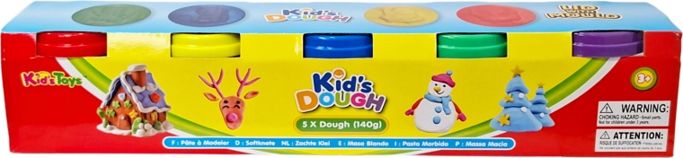 Boetseerklei – set van 5 potjes