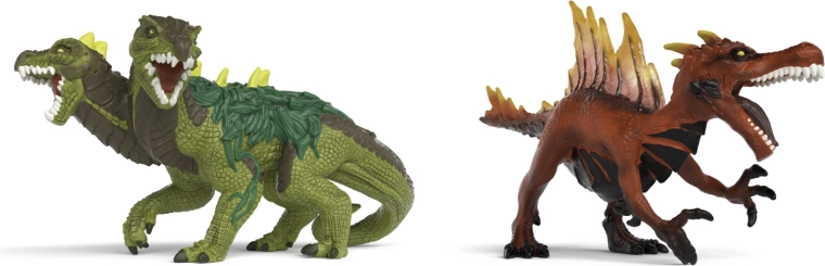 Set figuren Vuurdinosaurus vs. junglehagedis