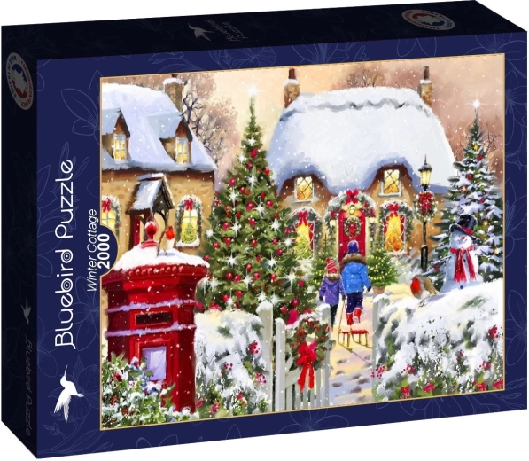Bluebird puzzel winterhut 2000 stukjes