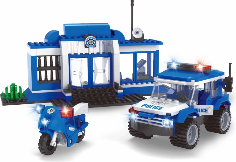 Compatibele bouwset BLOXO politiebureau