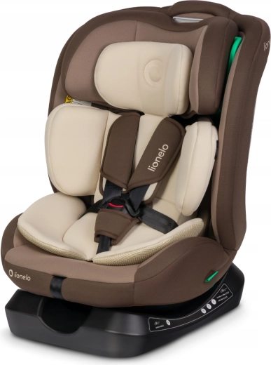 Autostoel Lionelo Aart i-Size 40–150 cm beige-bruin